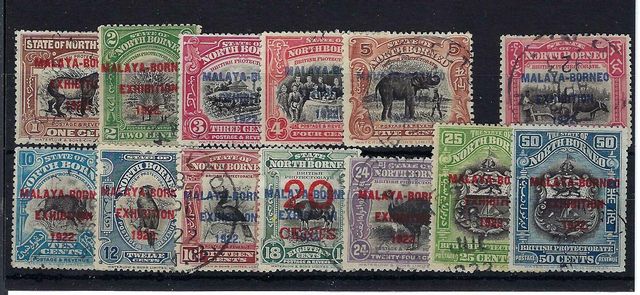 Image of North Borneo/Sabah SG 253/75 FU British Commonwealth Stamp